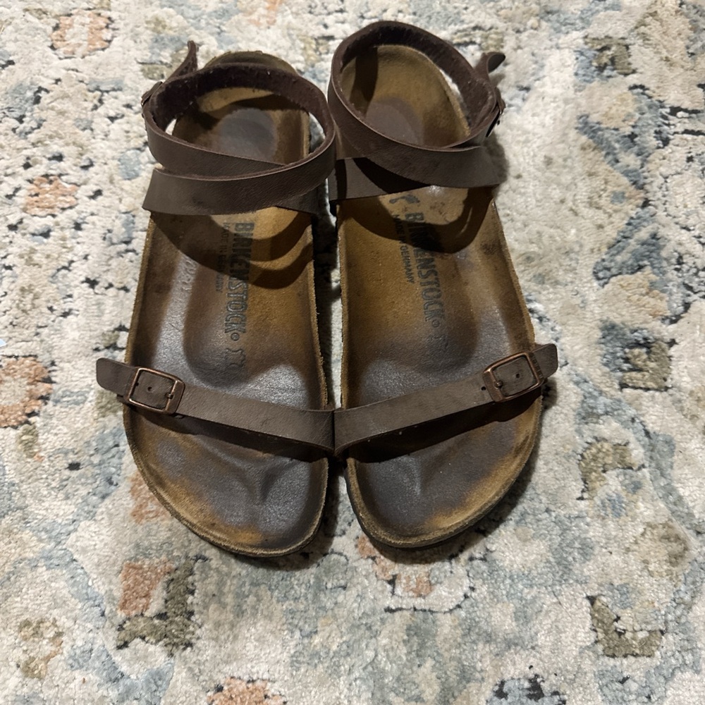 Birkenstock Brown Leather Sandals size 39